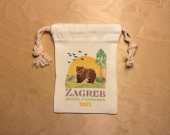 2025 JW Special Convention Gift Bags – Pure Worship Souvenir Pouches – JW Delegate Gifts – Animal Design Bags – Zagreb Croatia Gift Pouch