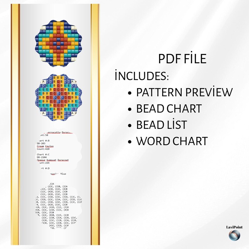 Beaded Earrings & Bracelet Pattern Set, Loom Beading PDF, Instant ...