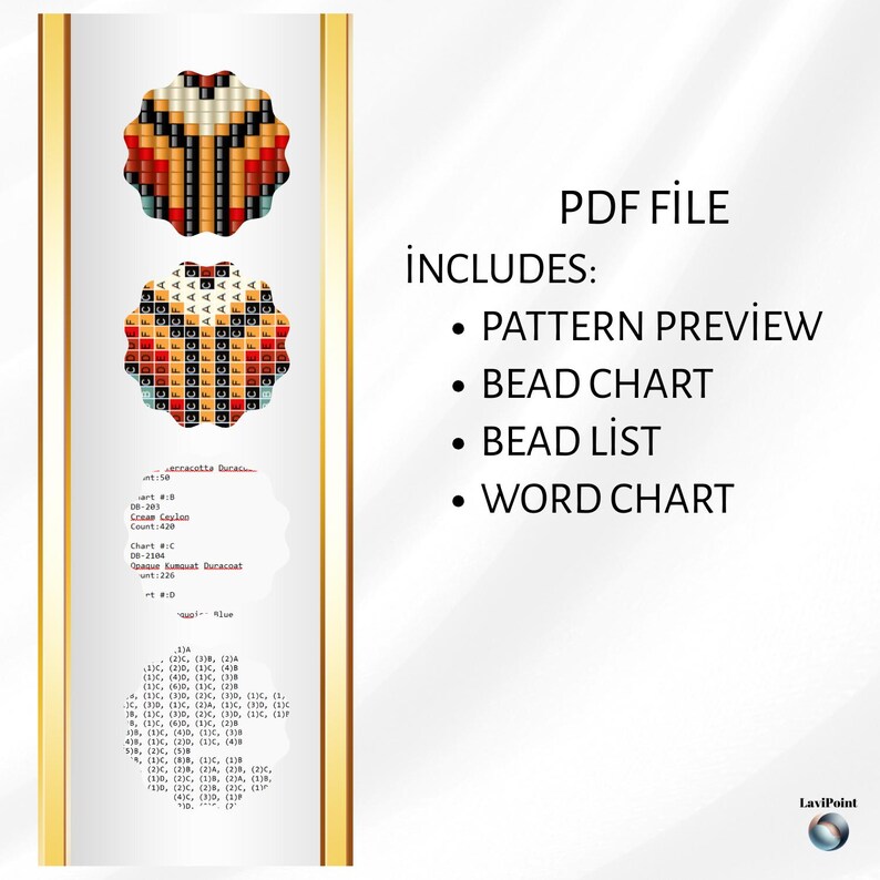 Bead List.pdf Seed Bead Fringe Earrings PDF Pattern - Miyuki Delica 11/0 Beadwork - Etsy