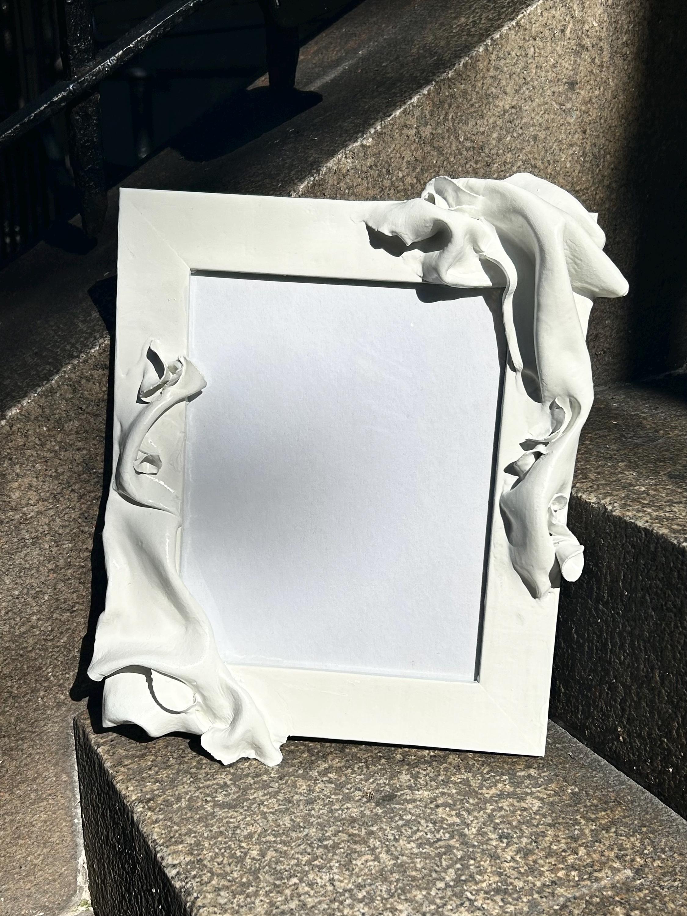 Small White Elegant Ceramic Frame - Etsy