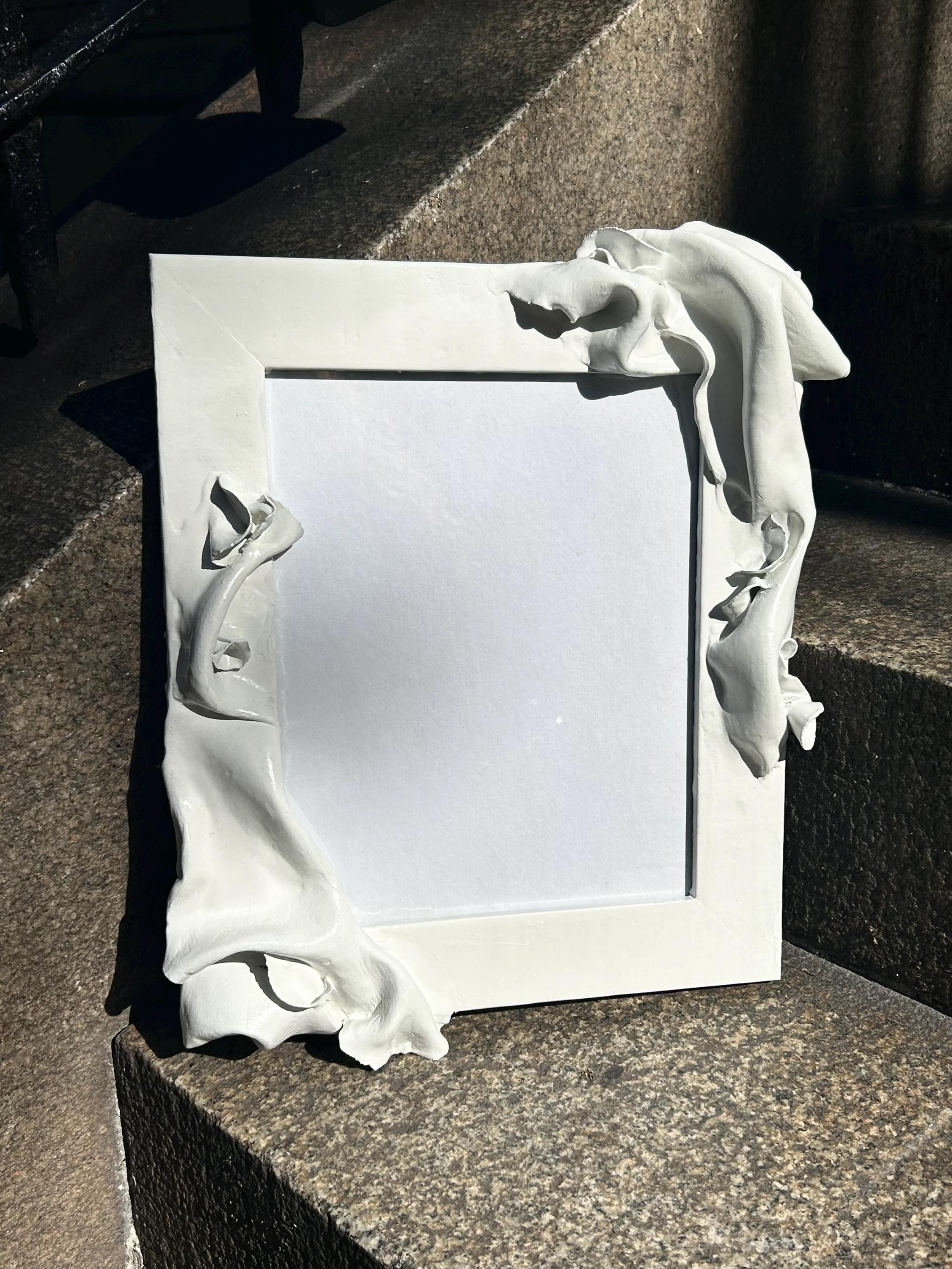 Small White Elegant Ceramic Frame - Etsy
