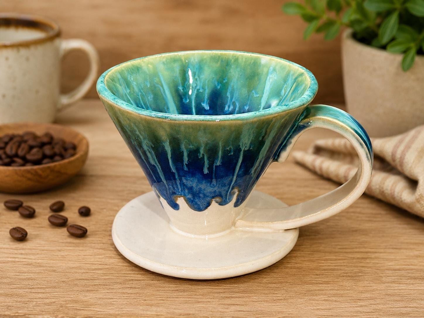 Pour Over Coffee Dripper Pottery Project physical cutter image 4