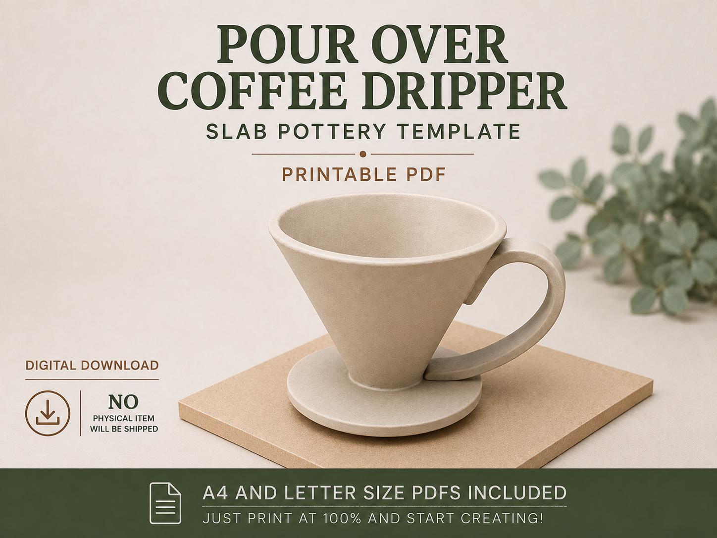 Pour Over Coffee Dripper Pottery Project
