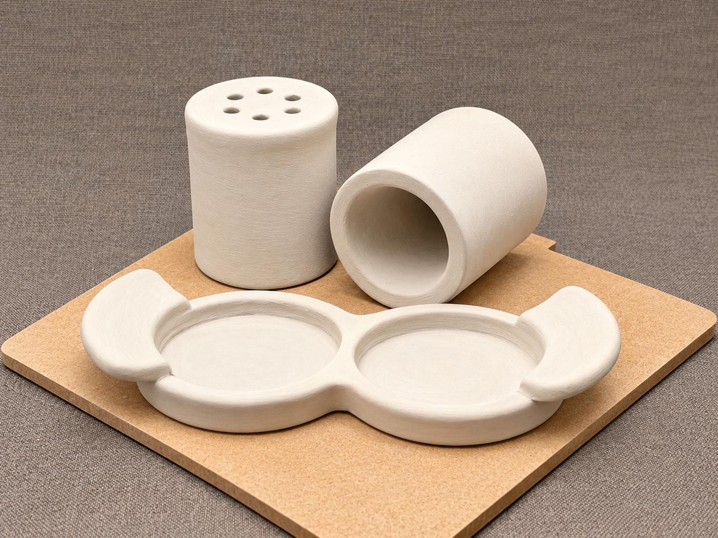 Salt and Pepper Shaker Pottery Project physical cutter image 6