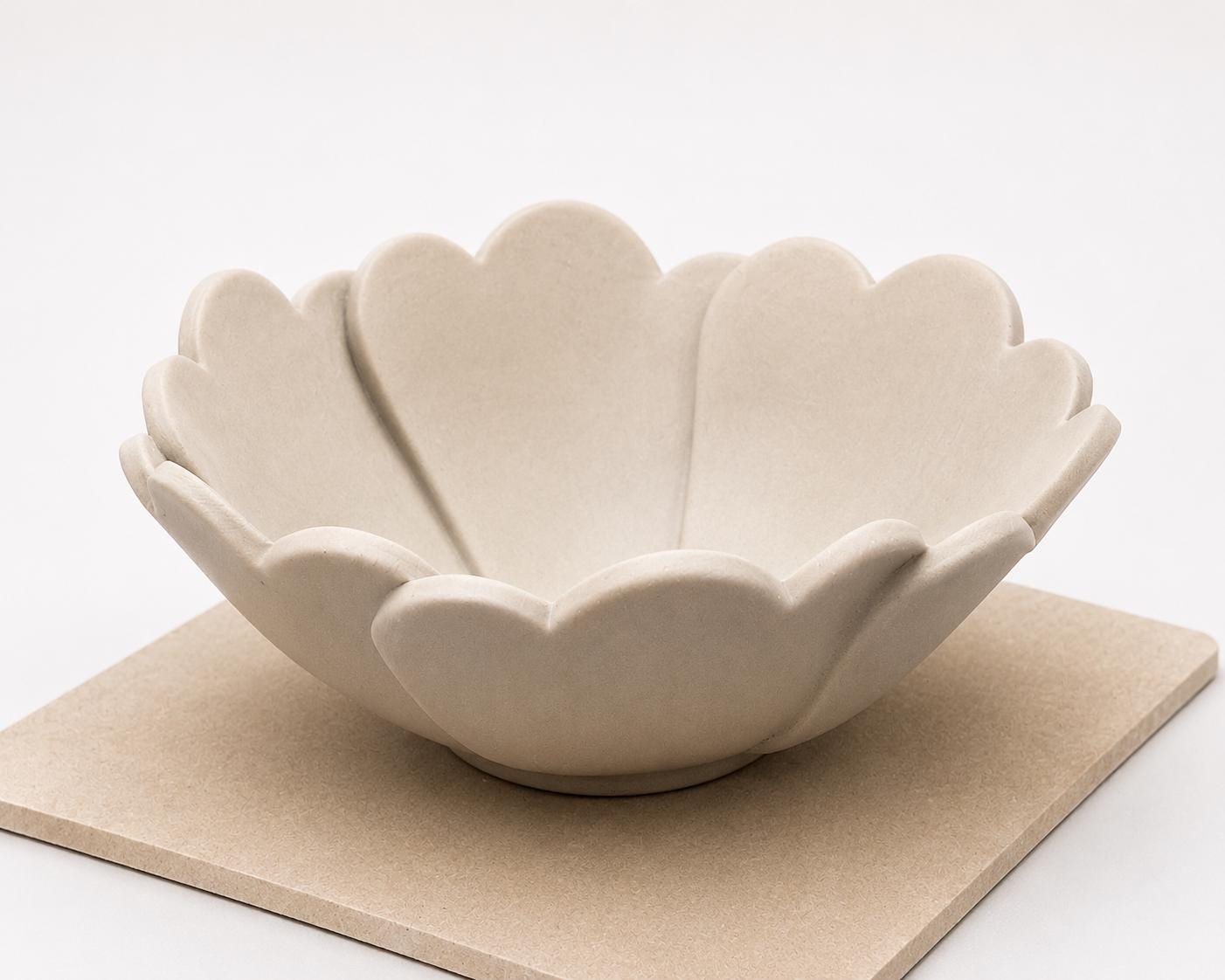 Flower Petal Bowl Pottery Project physical cutter image 5