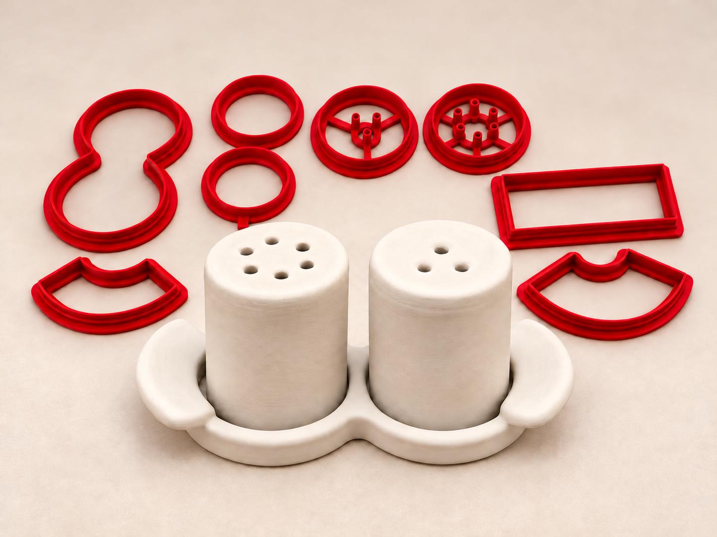 Salt and Pepper Shaker Pottery Project