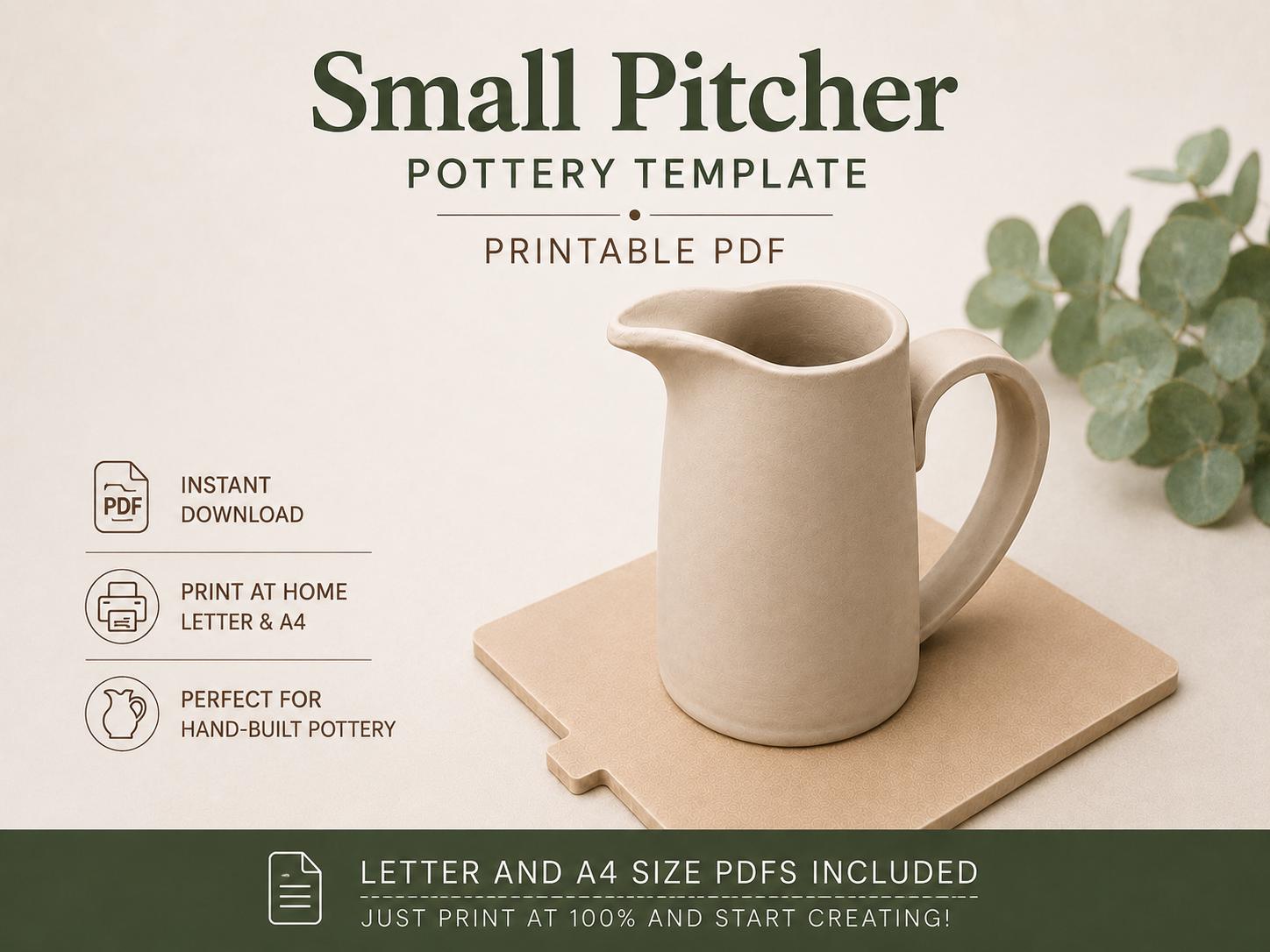 Small Pitcher Pottery Project