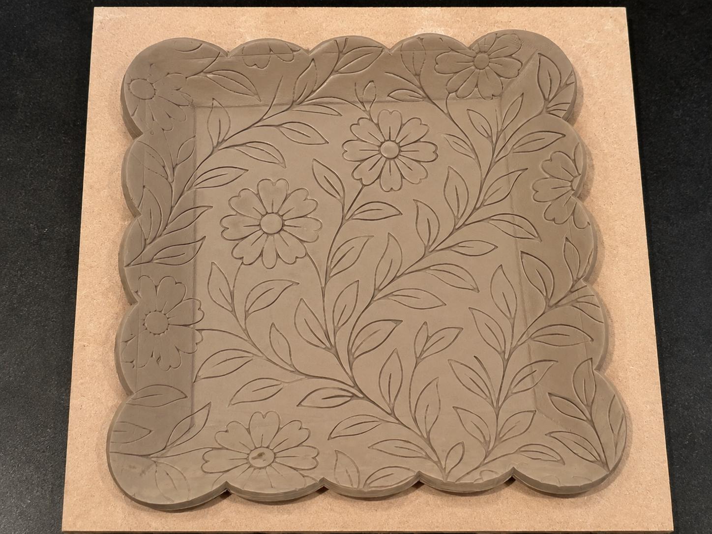 Scalloped Square Clay Cutter physical cutter image 4
