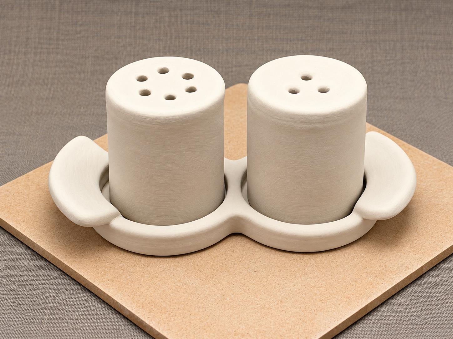 Salt and Pepper Shaker Pottery Project physical cutter image 4