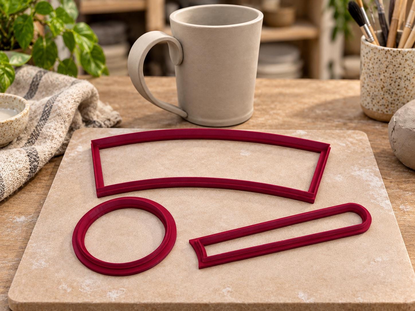 Short Tapered Mug Pottery Project