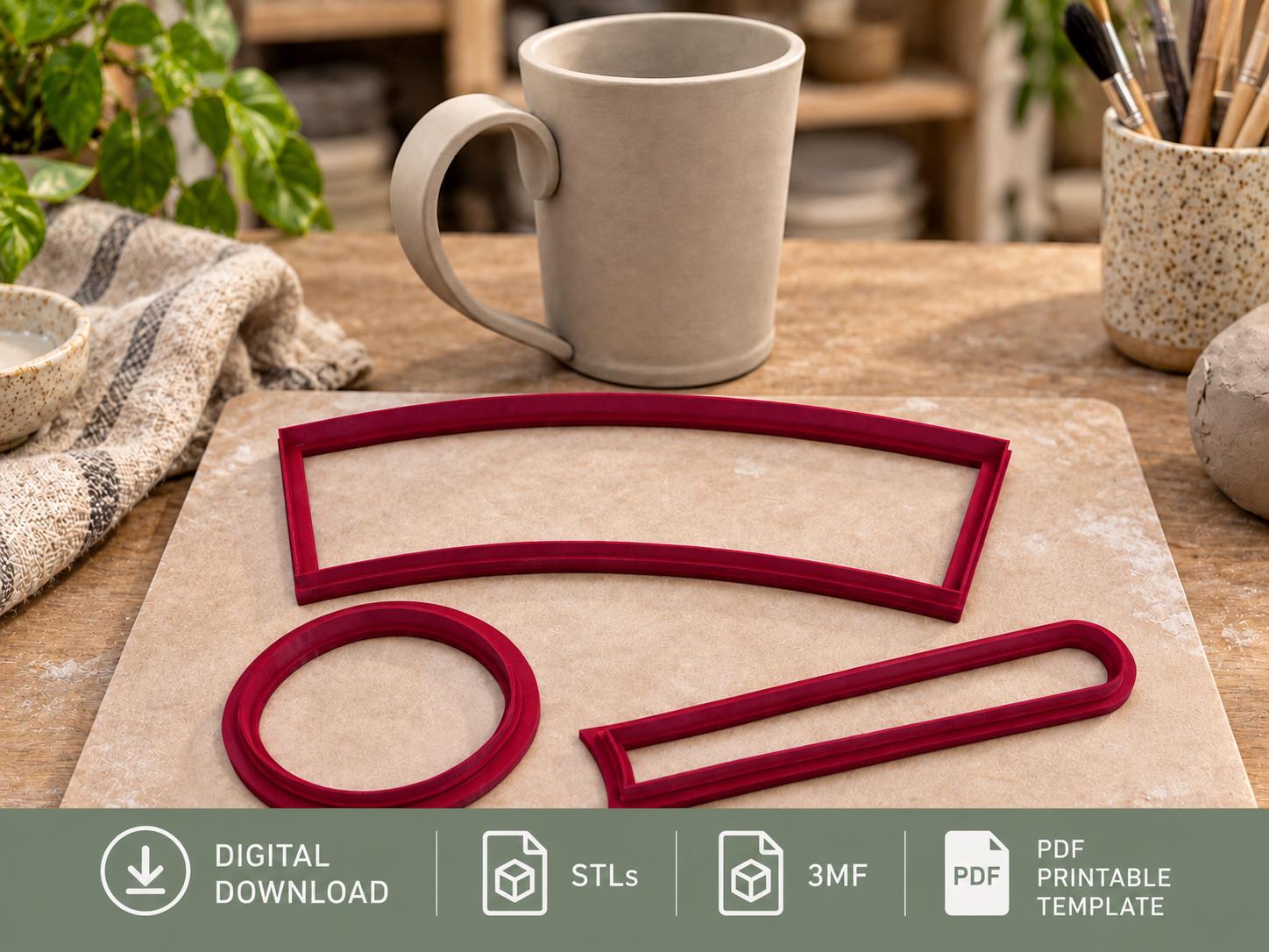 Short Tapered Mug Pottery Project