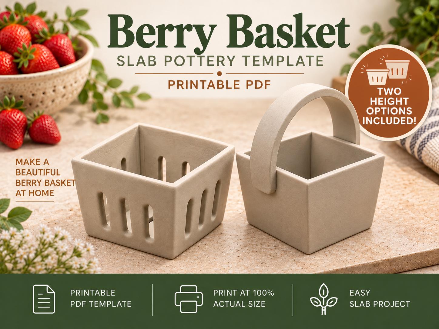 Berry Basket Pottery Project