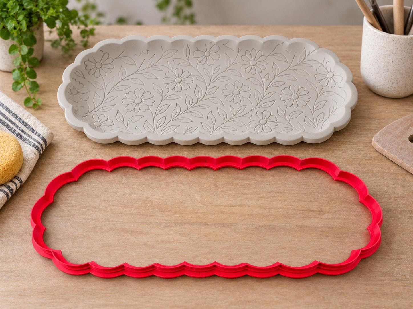 Scalloped Rim Cutter for GR Pottery Forms