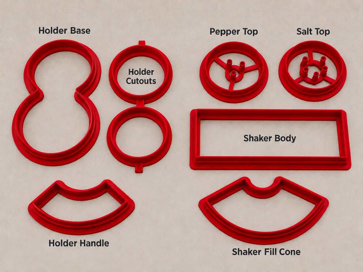 Salt and Pepper Shaker Pottery Project physical cutter image 3