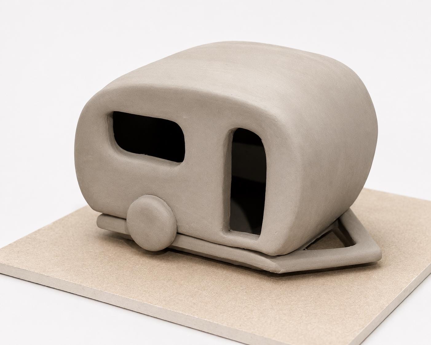 Camper Luminary Pottery Project physical cutter image 3
