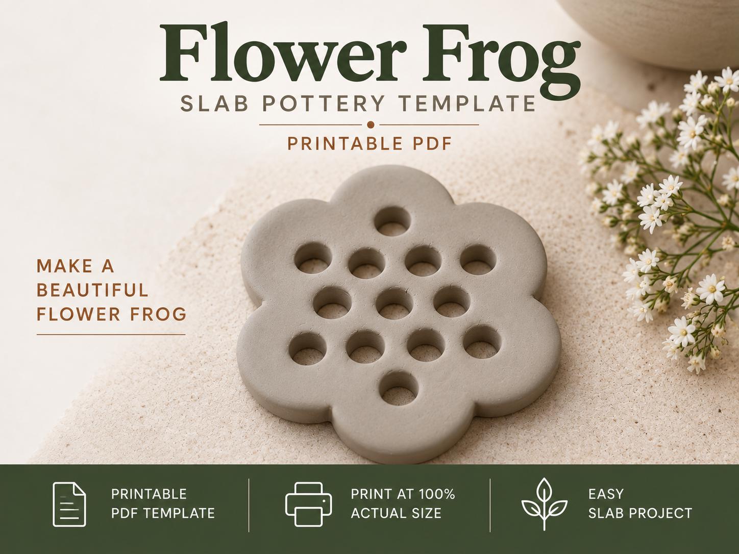 Flower Frog Pottery Project