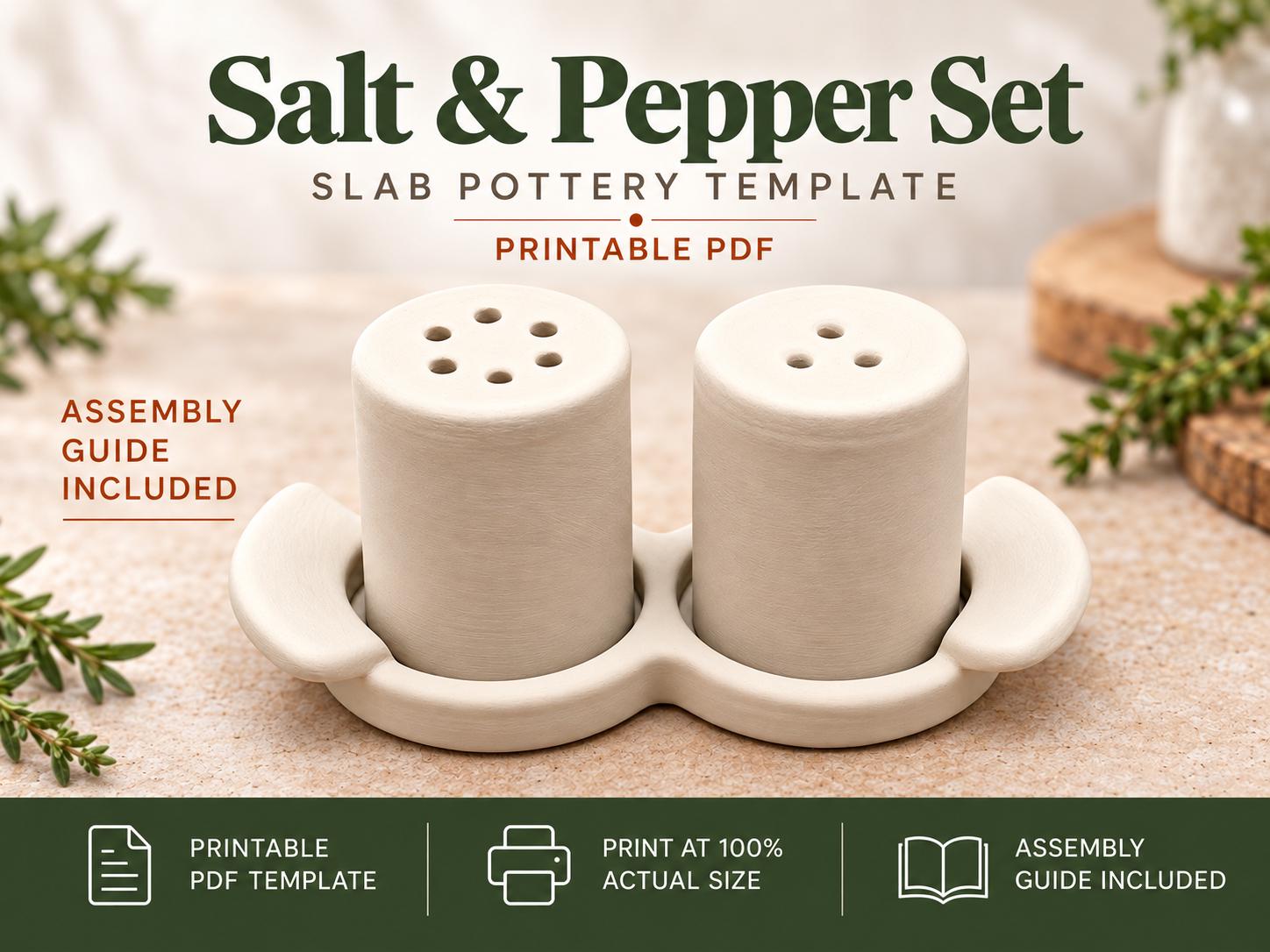 Salt and Pepper Shaker Pottery Project