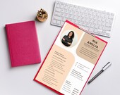 Digital Marketing Resume Template: Modern Canva CV with Photo (ATS-Friendly, PDF)