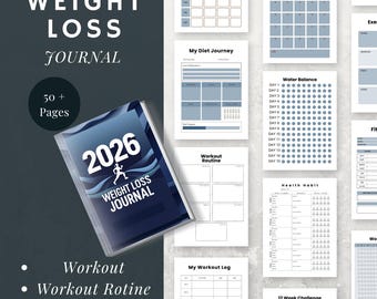 Digital Weight Loss Journal: Fitness & Meal Planner (Ipad Plan)