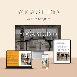 Squarespace Wellness Website Template: Yoga, Fitness, Coaching