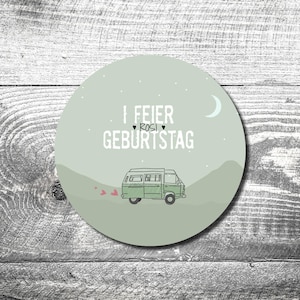 Bierdeckel Bulli | individuell anpassbar | Einladung | Geburtstag | Runder Geburtstag | Einladungskarte