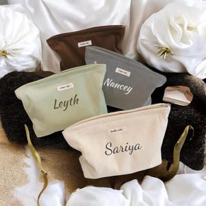 Bolsa de pañales personalizada para bebé: bolsa portátil para biberones con nombre personalizado, almacenamiento pequeño para cochecito de bebé recién nacido