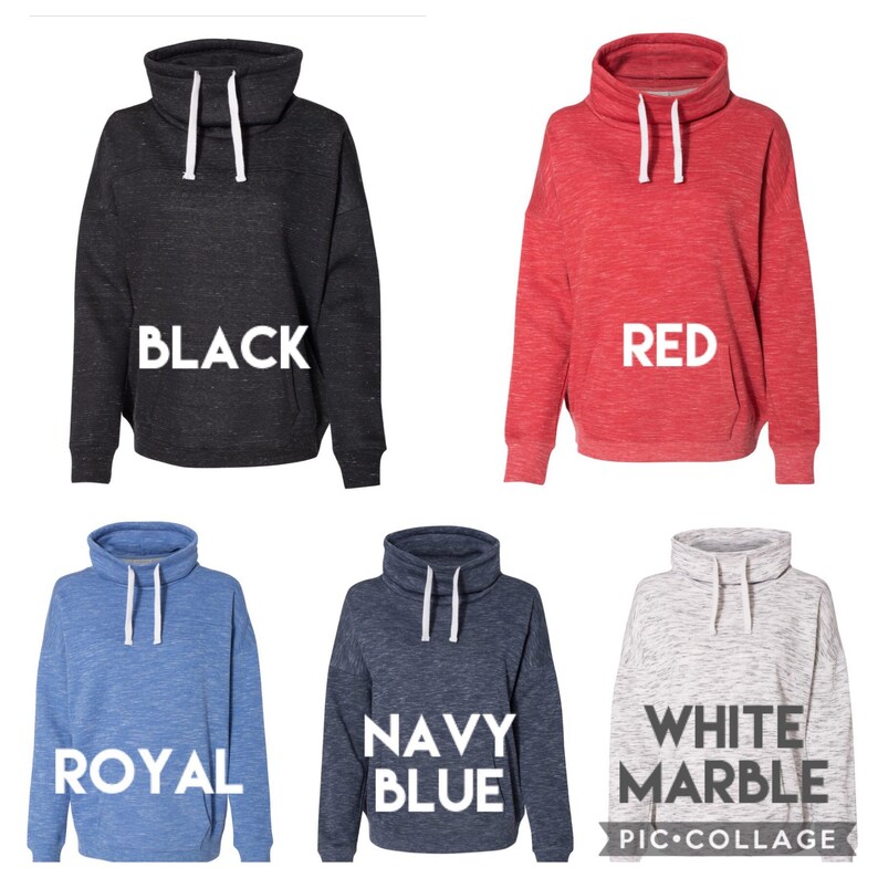 Cowl Neck Chaos Coordinator Sweatshirt