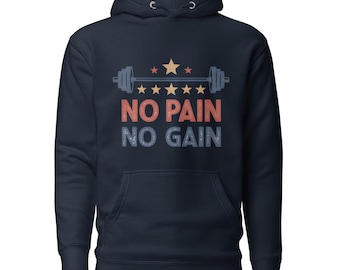 Gym Hoodie for Men | Workout Hoodie | Pump Cover | Gym Gifts for Guys | Gym Apparel for Men | Bodybuilding Hoody | Exercise Hoodie