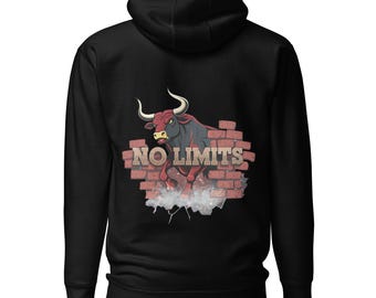 Bull Hoodie | Gym Hoodie for Men | Pump Cover Hoodie | Workout Hoodie | Gym Gifts for Men | Motivation | Inspiration | Gym apparel for Men