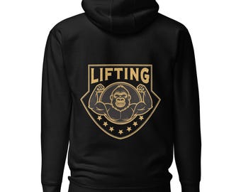 Bodybuilding Hoody | Gym Hoodie for Men | Exercise Hoodie | Apparel for Men | Gym Gifts for Guys | Motivation | Inspiration | Lifting Hoodie