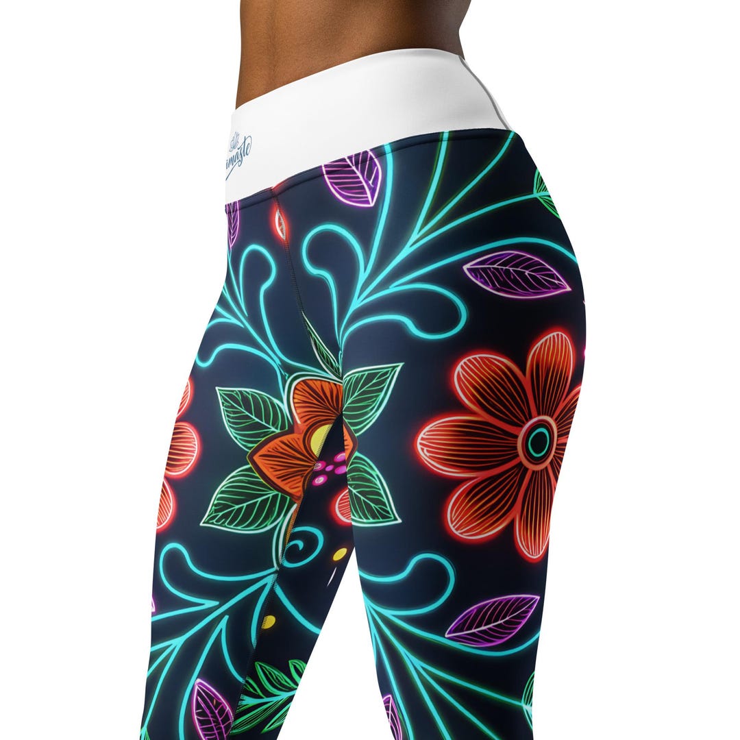 Shiny Bright Neon Leggings Sparkly Outdoors Tights For Workout Yoga shiny-bright-neon-leggings-sparkly-outdoors-tights-for-workout-yoga