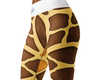 Giraffe Print Leggings | Animal Print Leggings | Tie Dye | Hot Sexy High Waisted Yogapants for Women | Workout Outdoor Leggings | Dance
