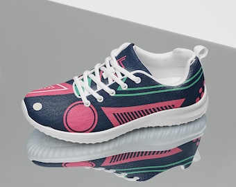 Vintage Sneakers | Colorful Custom Sneakers | Pilates Yoga Workout Shoes | Festive Comfortable Womens Shoes | Athletic Walking Dance