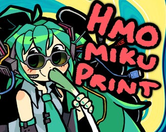 Hatsune Miku Orchestra HMO Square Print