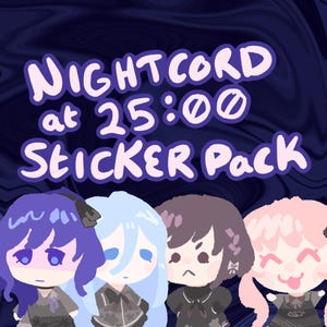 Nightcord At 25:00 Sticker 4 Pack // Kanade, Ena, Mafuyu, Mizuki