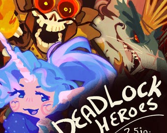 PREORDER | DEADLOCK 2.5 in. Wood Charms — Rat King, Deadman Danny, Celeste