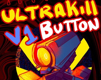 Ultrakill V1 Pinback Button