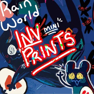 Rain World Inv/Enot/??? Mini Prints