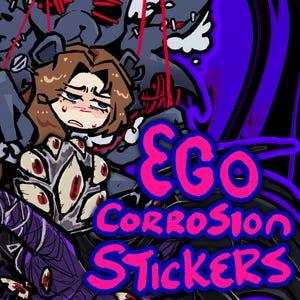 Limbus Company EGO CORROSION Vinyl Stickers // Rodion, Ryōshū