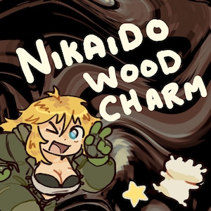 Dorohedoro Nikaido 2.5 Inch Wooden Charm