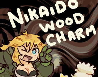 Dorohedoro Nikaido 2.5 Inch Wooden Charm