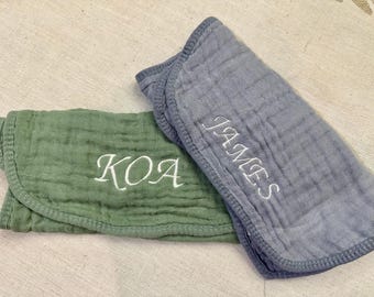 Paños para eructar bordados personalizados: suaves, elegantes y duraderos