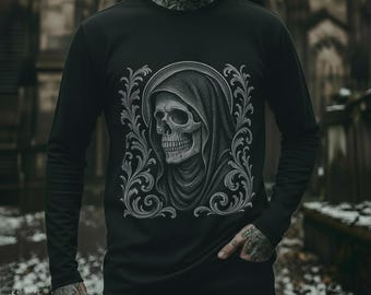Holy Death Black Unisex Jersey Long Sleeve T-Shirt
