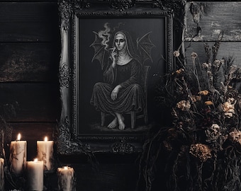 The Quiet Heretic Gothic poster muurkunst