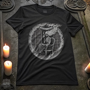 Thriving on Chaos/Dark Inspiration/Dark Aesthetic/Gothic TShirt/Black Tee/Alternative Clothing/Unisex Shirt/Horror Shirt/Occult