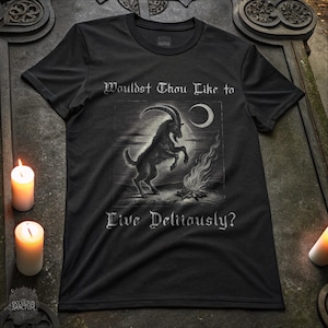 Black Phillip-Live Deliciously, Unisex T-Shirt