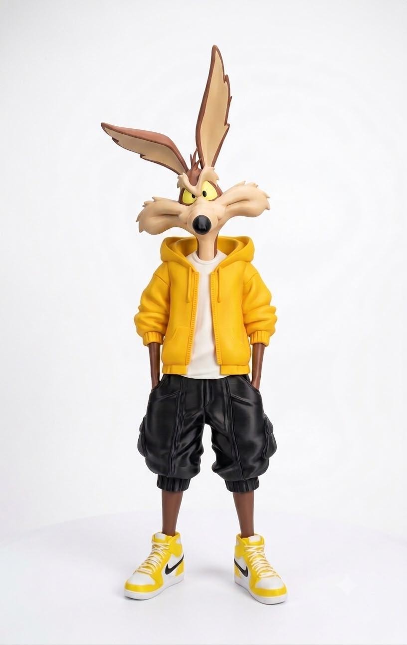 Wile coyote figurine - Etsy 日本