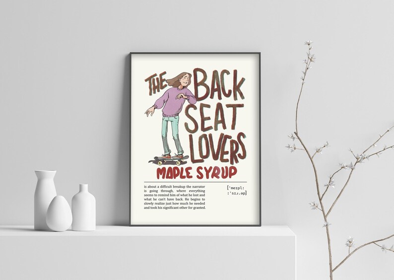 Maple Syrup The Backseat Lovers Lyrics www.etsy.com