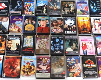 ANY VHS/DVD Movie Magnets – Custom 80s & 90s Movie Magnet Gift for Film Lovers – Retro Nostalgia