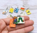 Mini Book Dangle Earrings | Teacher Gift | Storybook Jewelry | Librarian Earrings | Book Lover Gift | Cute Reading Earrings